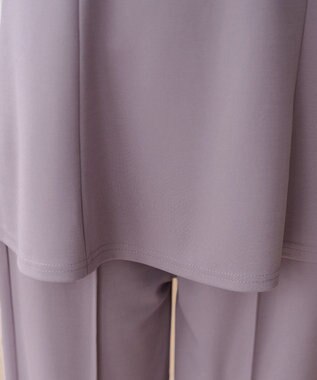 Tiaclasse 【洗える・接触冷感・紫外線ケア・サラごこち】ソフトペプラムカットソー ピンクモカ