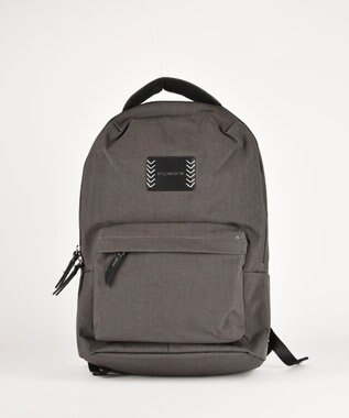 LA BAGAGERIE 【veganview】crinkle nylon backpack Msize ダークグレー