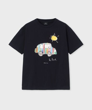 Paul Smith Drawn by Paul Striped Car Tシャツ ネイビー