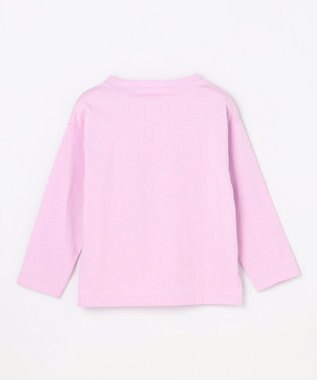 ANY KIDS 【綿100%】ロゴプリント 長袖Tシャツ ラベンダー