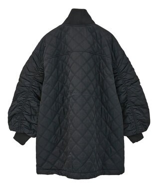 earth music&ecology キルティングバルーンコート Black