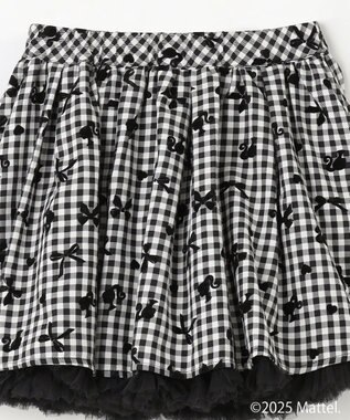 ANY KIDS 【Barbie(TM)】リバーシブルスカート ブラック