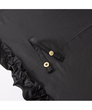 UNBILLION カシュネ cachenez / 【晴雨兼用】【日傘】 【UV カット率99.999.9％以上】PUビッグフリルショートパラソル ブラック