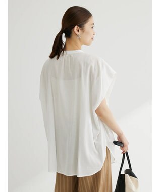 Green Parks ・ＥＬＥＮＣＡＲＥ　ＤＵＥバンドカラーノースリチュニック Off White