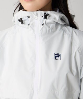 FILA GOLF／marie claire 【FILA GOLF】 収納袋付きレインウェア上下セット ホワイト