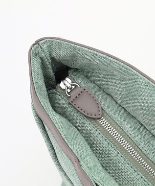 Y'SACCS リネンライク　イニシャルトート　Mサイズ ライトグリーン