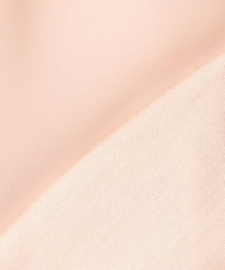 23区 L 【洗える】シルキーデシン ボールチェーン カットソー ピンク系