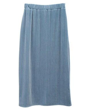 Green Parks ラメベロアＩラインスカート Brown