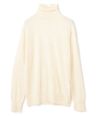 BEIGE， 【洗える】RICARD / カシミヤタートルニット Ecru