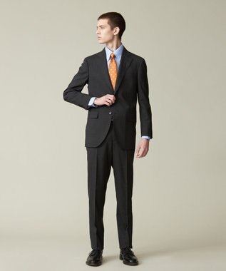 J.PRESS MEN 【ESSENTIAL CLOTHING】クールタッチグレナカートチェック スーツ グレー系3