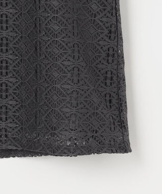 ANY SIS S 【洗える】ラッフルレース トップス スレート