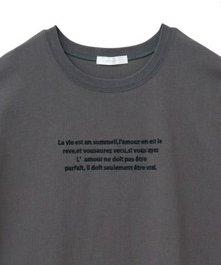 Green Parks ・ｓｗｉｎｇ　ｂｙ　フレンチスリーブ刺繍ＴＥＥ Off White