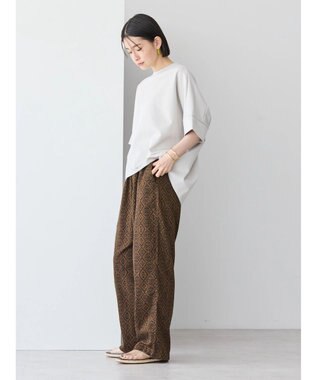 AMERICAN HOLIC 抗菌防臭＋接触冷感　コクーンカットプルオーバー Gray Beige