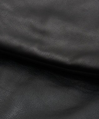 russet レザー巾着4WAYショルダーバッグ(CE-1454) Black