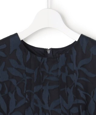 23区 L 【APPLAUDIR】シャドウフラワーオパール ドレス ネイビー系