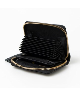 UNBILLION ペルケ perche / マルチスタッズ・ジャバラカードウォレット ブラック