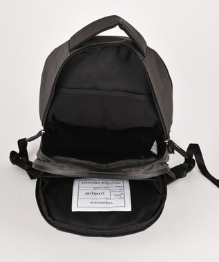LA BAGAGERIE 【veganview】crinkle nylon backpack Msize ダークグレー