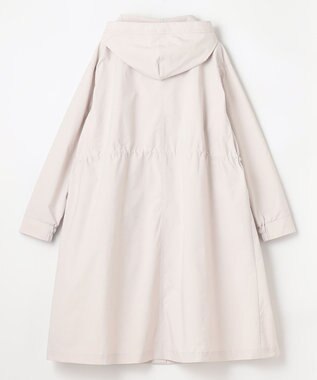 ANY 【手洗い可能】ライトフーデットコート ライトグレー系