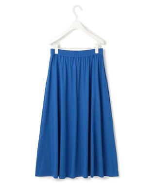 ICB 【WEB限定カラーあり・UVカット・接触冷感・速乾】マットスキューバ フレアスカート ラピスラズリ系