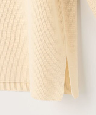 組曲 AMOSSAベルスリーブ ニット ベージュ系