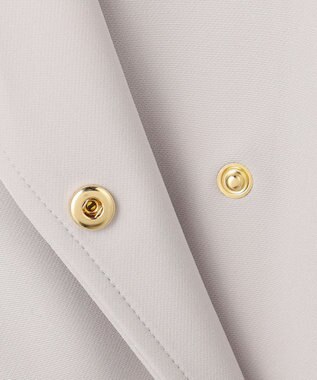 ANY SIS 【2WAY】エレカジストレッチミドルトレンチ コート ライトグレー