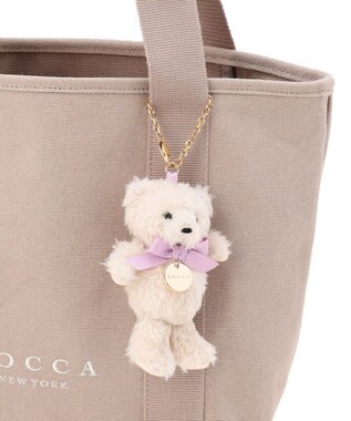 TOCCA 【ぬいぐるみチャーム付き】TOCCA AMICO CANVAS TOTE キャンバストート ベージュ系