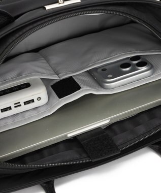 style code 【高密度ナイロン×レザー】ナイロンロングハンドルトートバッグ　軽量　大容量 BLK/SLV7692