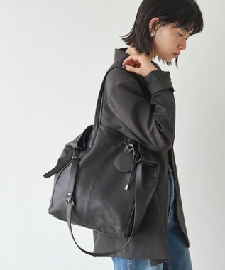 russet 【2025AW新作】《WEB限定》レザー2WAYトートバッグ(CE-1584-WEB) Black