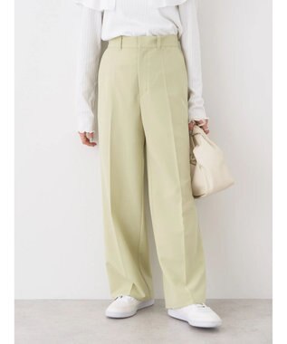 earth music&ecology Ｔ／Ｒストレートパンツ Light Green