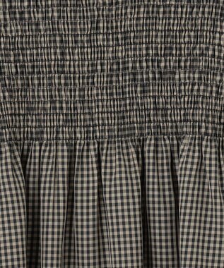 UNFILO 【WEB限定】シアーシャーリングブラウス ギンガムチェック