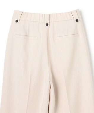 UNFILO 【セットアップ着用可】TENNEN TOUCH タックワイドパンツ ベージュ