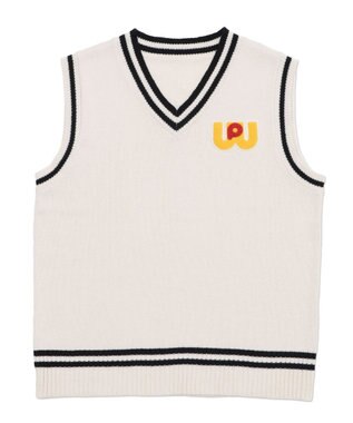 WEGO 【SCHOOLITEM】ワールドペガサスコラボベスト オフホワイト