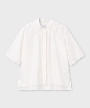  エンブロイダリー 半袖ブラウス