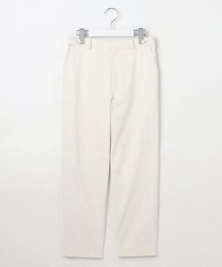 J.PRESS LADIES L 【洗える・接触冷感・UVケア・吸水速乾・防透け】麻シェルドライ テーパード パンツ ナチュラル系