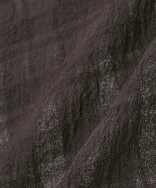 earth music&ecology シャドーチェックシャツ Brown