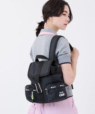 LeSportsac MSGM VOYAGER BACKPACK/ボヤージャーブラックジャカード