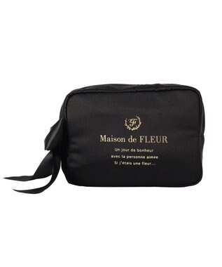 Maison de FLEUR ブランドロゴマルチケース Black