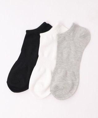 WEGO 3Pムジショートソックス アソート