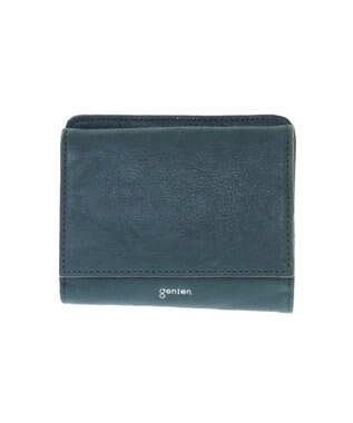 genten 【新色】フレスコ 二つ折り財布 グリーン