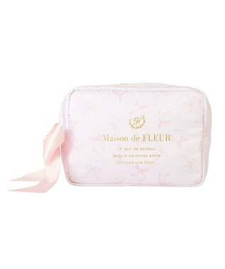 Maison de FLEUR ブランドロゴマルチケース Pink