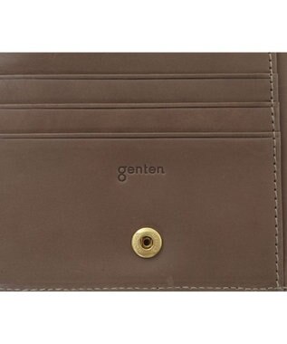 genten 【新色】フレスコ 二つ折り財布 グリーン