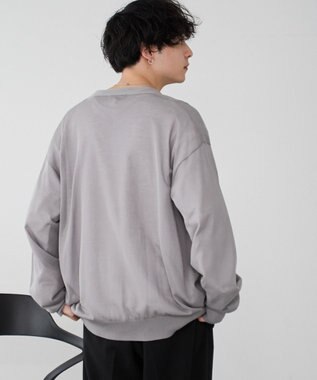 WEGO 【ユニセックス着用ITEM/紫外線対策/冷房対策】シアーカーディガン グレー