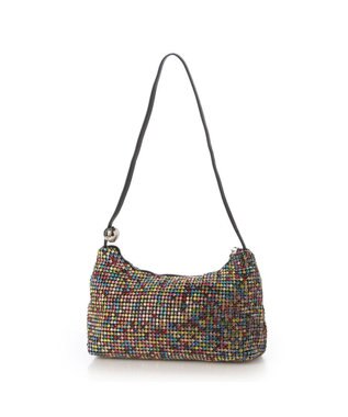 UNBILLION カシュカシュ cachecache / ワンハンドルメタリックビーズバッグ ミックス