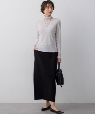 23区 コットンダンボール スカート ブラック系