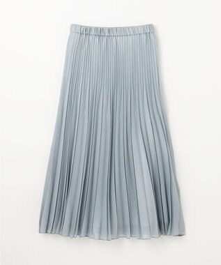 GRACE CONTINENTAL チンツプリーツスカート ブルー