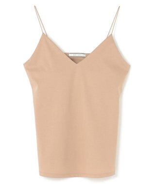 BEIGE， 【洗える・Precious 7月号掲載】ABELIA / コットンVラインカップ付きキャミソール Beige