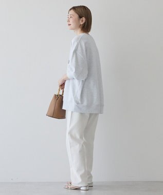 AMERICAN HOLIC カレッジロゴクラックプリント裏毛プルオーバー Gray Mixture