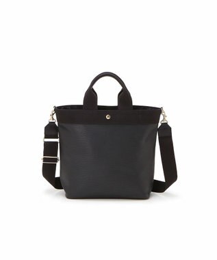 TOPKAPI 【Breath TOPKAPI】RIPPLE リプル ファスナー付 縦型 2way トートバッグL ブラック