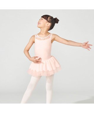 Chacott スカート付レオタード ロイヤルピンク