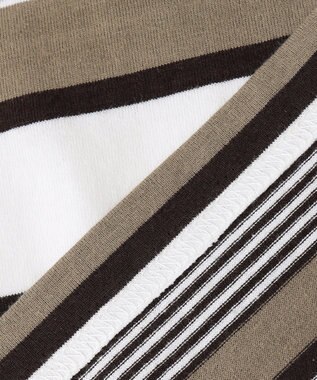 J.PRESS KIDS 【140-170cm】ボーダー ポロシャツ グレーベージュ系1